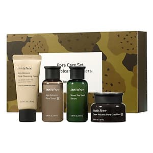 (Phiên bản giới hạn) Bộ sản phẩm chăm sóc da và se khít lỗ chân lông Innisfree Pore Care Set with Volcanic Clusters