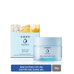 Mặt Nạ Ngủ Cấp Ẩm Chuyên Sâu Dạng Gel Senka Deep Moist Gel Cream 50g