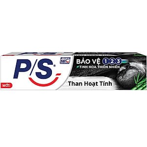 Kem Đánh Răng Than Hoạt Tính P/S (180g)