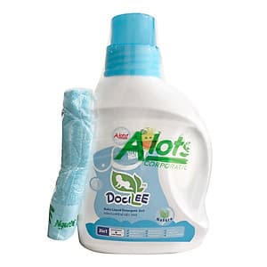 Dung Dịch Giặt Xả Quần Áo Em Bé 2in1 Docilee + Tặng Kèm Khăn