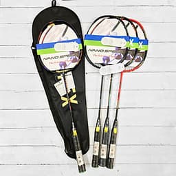 Combo 2 Vợt Cầu Lông Tập Luyện - có cước kèm bao vợt