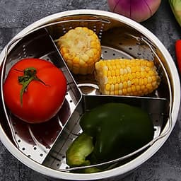 Dụng Cụ Hấp Thức Ăn Bằng Thép Không Gỉ