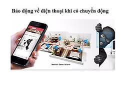 Camera wifi mini không dây Full HD 1080P có báo động chống trộm