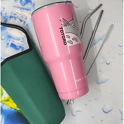 BÌNH GIỮ NHIỆT THÁI LAN 900ml (ĐÚNG MẪU)+ Túi đựng + 2 ống hút + cọ vệ sinh ống hút -AMZO