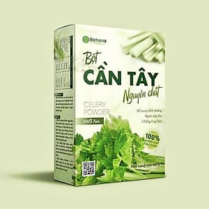 Bột cần tây sấy lạnh Behena - Túi 50gr - Nguyên chất - Giảm cân, thải độc, thanh lọc cơ thể hoàn toàn tự nhiên