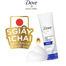 Sữa Rửa Mặt Dove Tinh Chất - Serum Cấp Ẩm Và Cho Da Mềm Mịn 130g