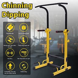 BG Bộ xà đơn, xà kép đa năng  cao 1m9 cao cấp CHINNING DIPPING (hàng nhập khẩu)