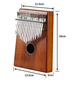 Kalimba 17 phím gỗ Mahagony JKLIM998 - Tặng túi đựng đàn xinh xắn