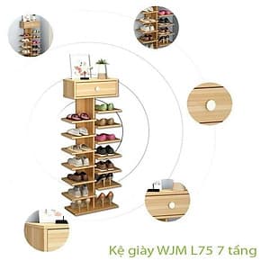 Giá để giày, Kệ Giày, kệ giầy dép - Tủ giày gỗ  7 tầng 