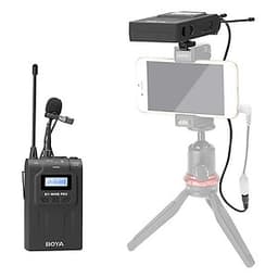 Micro Thu Âm Wireliess UHF Boya BY-WM8 PRO-K2 (Bộ Thu 2 Micro) - Hàng Nhập Khẩu