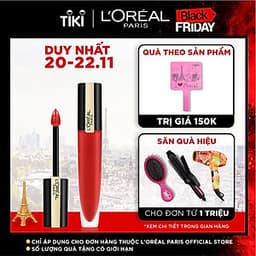 Son kem lì nhẹ môi cao cấp Rouge Signature L'Oreal Paris 7ml