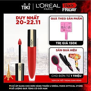 Son kem lì nhẹ môi cao cấp Rouge Signature L'Oreal Paris 7ml