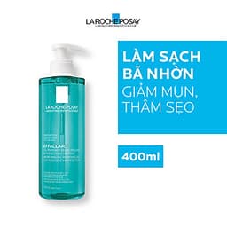 Bộ Gel rửa mặt và tắm giúp làm sạch bã nhờn,giảm mụn & thâm sẹo & ngăn ngừa mụn tái phát La Roche-Posay Effaclar Micro-Peeling Purifying Gel