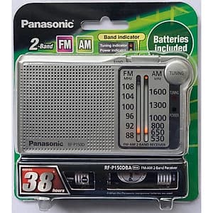 Đài Radio FM/AM Panasonic RF - P150DBAGA Kèm Pin Chính Hãng