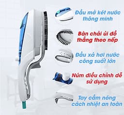 Bàn ủi mini du lịch nhỏ gọn ADG cao cấp - Hàng nhập khẩu