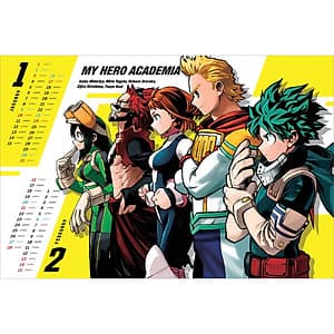 Lịch Treo Tường My Hero Academia - Học Viện Siêu Anh Hùng 2021