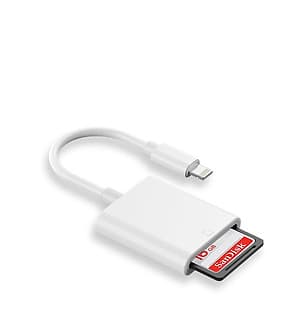 Đầu đọc thẻ USB Lightning cho thẻ nhớ SD - Hàng nhập khẩu