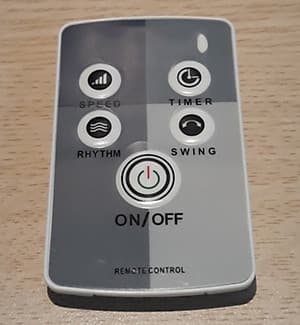  Điều khiển dùng cho quạt đứng và quạt treo tường