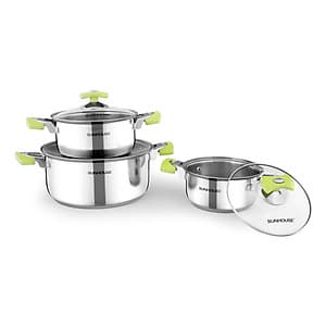 Bộ Nồi inox 3 ĐÁY SUNHOUSE SH336