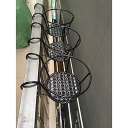 BỘ 5 KỆ ĐỂ HOA BAN CÔNG BẰNG SÁT -ĐEN 