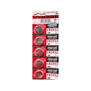 Vĩ 5 viên pin Maxell dòng cao cấp CR2032