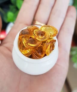 Chum vàng may mắn (gồm 01 hủ sứ + 10 thỏi vàng 1.5cm + 7 hạt gốm mèo)
