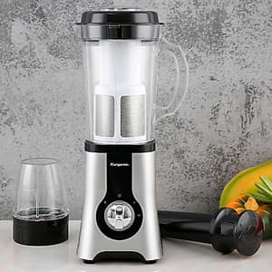  Máy Xay Sinh Tố 2 Cối Kangaroo KG2B3 (380W) - Bạc- Hàng chính hãng