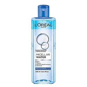Nước Tẩy Trang L'Oreal 3 In 1 Micellar Làm Sạch Sâu (400ml)