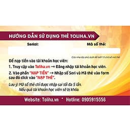 Toán học lớp 5 cô Ngọc Lan khóa 06 tháng