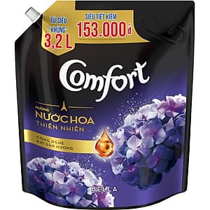 Nước Xả Vải Comfort Hương Nước Hoa Thiên Nhiên Bella (3.2L)
