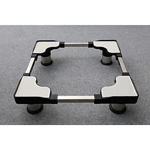 Chân kê tủ lạnh máy giặt đa năng 48cm đến 60cm INOX dày 1mm  Hàng Chính Hãng