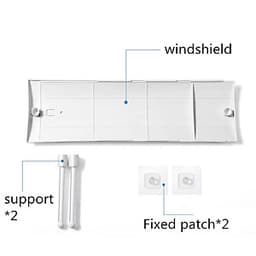 Tấm chắn đổi hướng gió điều hòa , máy lạnh DM-224