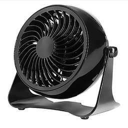 Quạt sạc 5 cánh để bàn chạy pin AA, quạt mini thiết kế nhỏ gọn bền, đẹp.