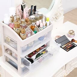 Kệ Đựng Mỹ Phẩm Đồ Trang Điểm Trang Sức 4 Tầng Ngăn Kéo Bền Đẹp