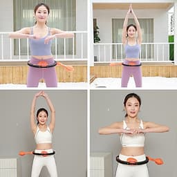 Vòng Lắc Eo Thông Minh Cao Cấp, Vòng Lắc Eo Tập Bụng Có Đồng Hồ Đếm Thông Minh, Chính Hãng miDoctor
