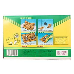 combo 5 keo bẫy  chuột siêu dính cao cấp , dùng được nhiều lần 