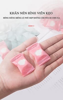 Combo 20 Viên Khăn Giấy Nén Viên Du Lịch Cao Cấp