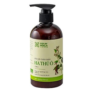 Dầu Gội và Xả Thảo Dược Hà Thủ Ô Giảm Rụng Tóc, Bạc Tóc Cocayhoala 300g