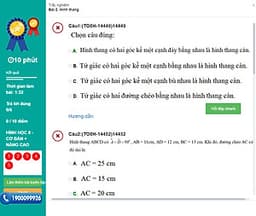 Khóa học HÌNH HỌC 8 - CƠ BẢN + NÂNG CAO thầy Lê Hải Trung- 09 tháng