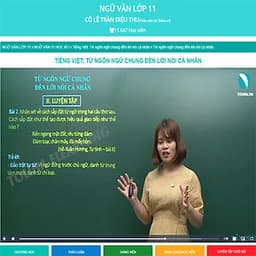 Khóa học NGỮ VĂN LỚP 11 cô Diệu Thu - 09 tháng