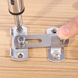 Chốt khóa cài cửa an toàn chất liệu thép không gỉ cao cấp tiện dụng  (7x5cm)