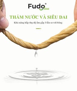 Khăn giấy tre Fudo - 1 Gói Giấy Ăn: 100% bột tre, không tạo mùi, không tẩy trắng, siêu mềm, siêu mịn, siêu dai