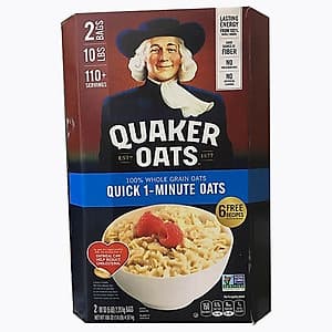 Yến mạch Quaker Oats nguyên chất 100% nhập khẩu từ Mỹ - Chính Hãng