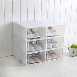 Combo 06 Hộp Đựng Giày - Nhựa PP cao cấp, Nắp trong