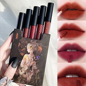 Bộ 5 son kem lì lâu trôi dùng trang điểm DAISHIAO