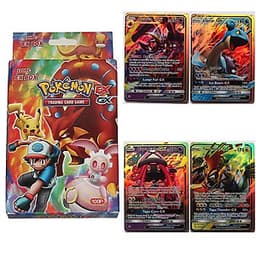 Bộ Thẻ Bài Pokemon 100 Pc EX  GX Box Trading Card Game TCG Sưu Tập Đối Kháng Đẹp Đọc Đáo