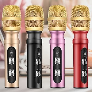 Mic C28 đẳng cấp live stream thu âm đa năng giả giọng đầy đủ phụ kiện tai phone 