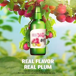 Set 3 chai rượu soju 17.2%: Fresh + Bưởi + Mận