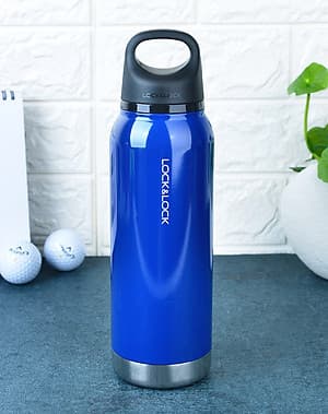 Bình Giữ Nhiệt Bằng Thép Không Gỉ Lock&Lock Loop Tumbler LHC4154BLU (620ml) - Xanh