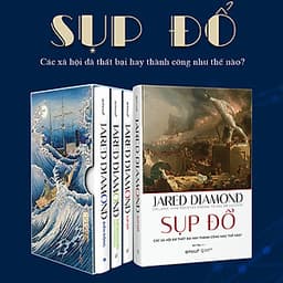 Combo 4 Cuốn Bìa Cứng: Biến Động + Sụp Đổ + Súng, Vi Trùng Và Thép + Thế Giới Cho Đến Ngày Hôm Qua (Tặng Kèm Boxet Sang Trọng)